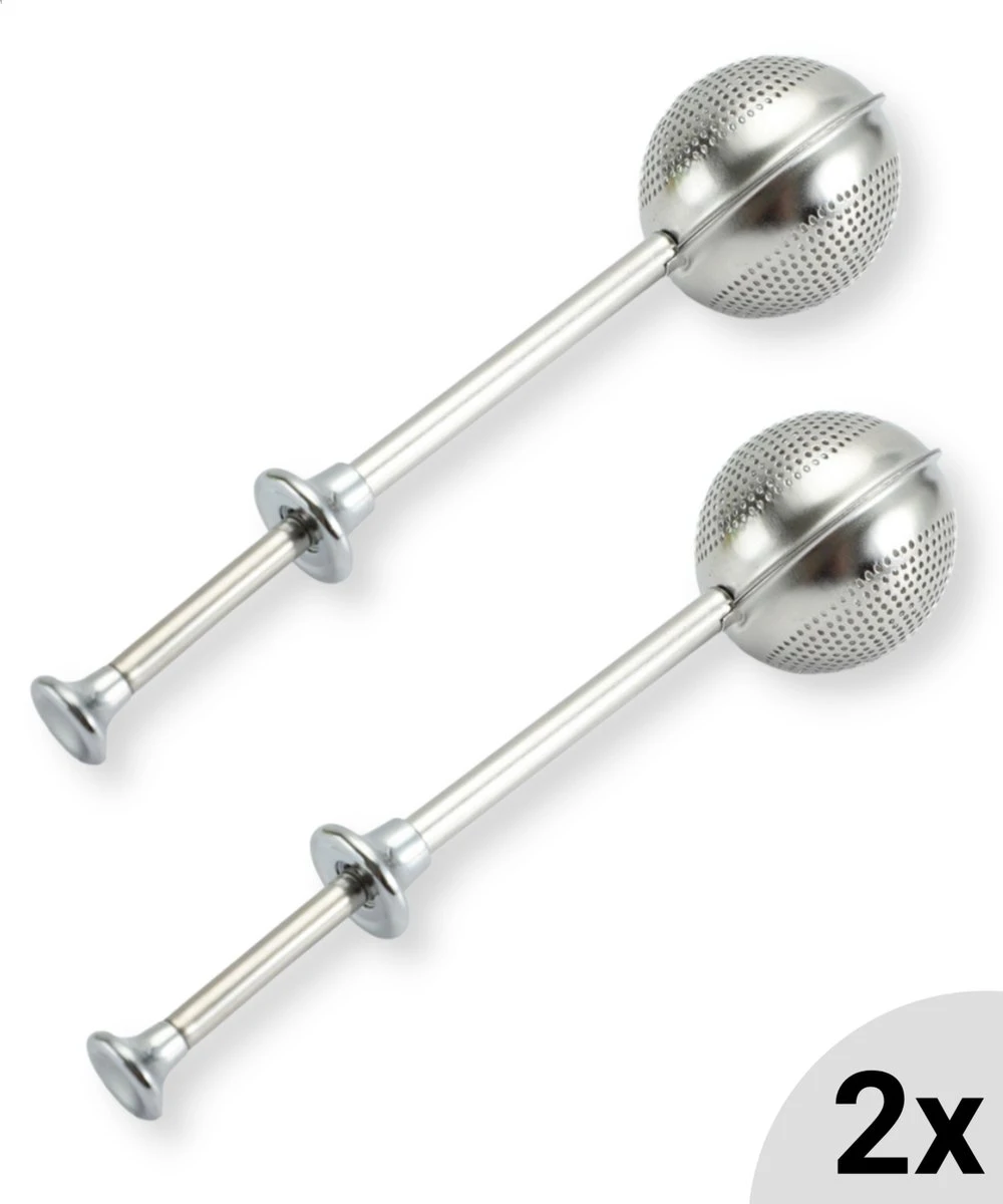 Blended Lifestyle® Theezeef Met Veer - Set Van 2 - Inclusief Lekplaatjes - Geschikt Voor Losse Kruiden 1 Blended Lifestyle® Theezeef Met Veer - Set Van 2 - Inclusief Lekplaatjes - Geschikt Voor Losse Kruiden