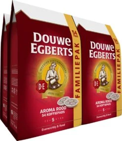 Bestsellers 11 Douwe Egberts Aroma Rood Koffiepads - 4 X 54 Pads