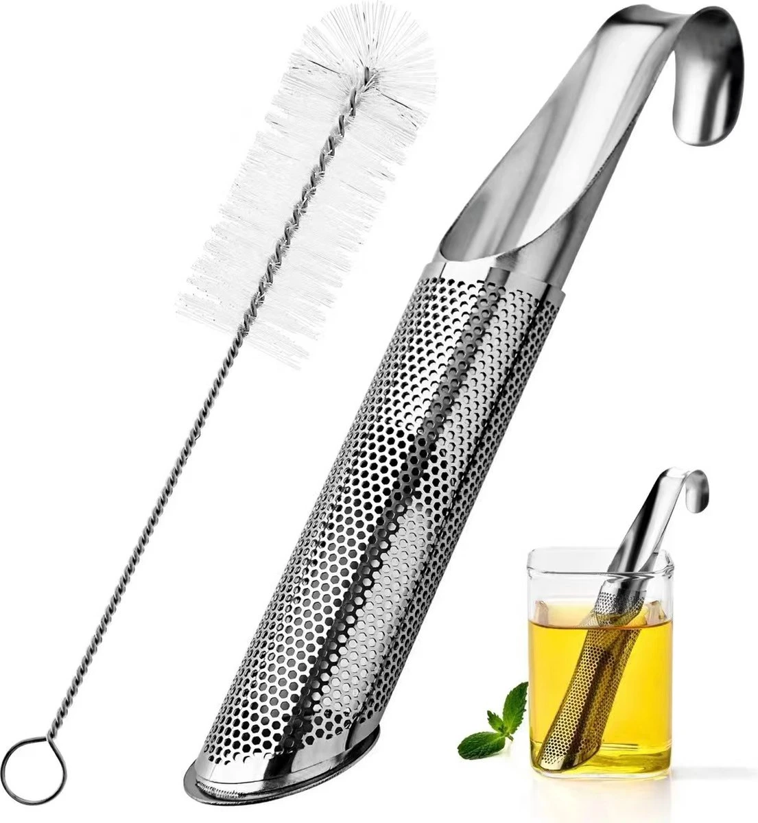 BOTC Thee Infuser - RVS - Theezeef - Thee Knijptang - Thee Ei - Theepot Infuser - Theezeefje -KOMEO160 1 BOTC Thee Infuser - RVS - Theezeef - Thee Knijptang - Thee Ei - Theepot Infuser - Theezeefje -KOMEO160