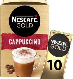 Nescafé Gold Cappuccino Oploskoffie - Ongezoet - 6 Doosjes à 10 Zakjes 7 Nescafé Gold Cappuccino Oploskoffie - Ongezoet - 6 Doosjes à 10 Zakjes -Koffie Drinken Winkel 1110x1200