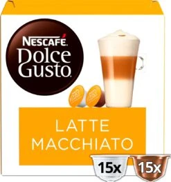 Nescafé Dolce Gusto Latte Macchiato Capsules - 90 Koffiecups -Koffie Drinken Winkel 1124x1200