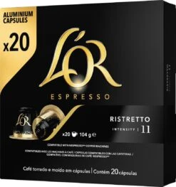 L'OR Espresso Ristretto Koffiecups - Intensiteit 11/12 - 10 X 20 Capsules -Koffie Drinken Winkel 1128x1200 3
