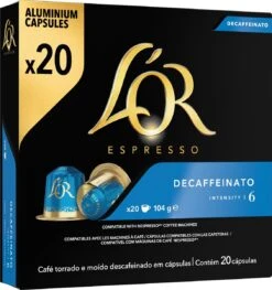 L'OR Espresso Decaffeinato (6) - 10 X 20 Koffiecups -Koffie Drinken Winkel 1129x1200 2
