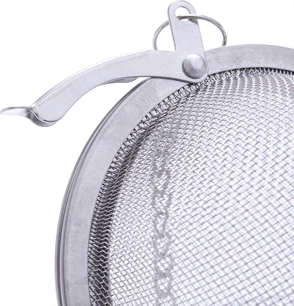 Merkloos Thee Zeef Set 3 Stuks Ø 9 / Ø 7 / Ø 5 - Thee/kruiden Kogel RVS -Thee Ei RVS - Kruiden Zeef/filter RVS 5 Merkloos Thee Zeef Set 3 Stuks Ø 9 / Ø 7 / Ø 5 - Thee/kruiden Kogel RVS -Thee Ei RVS - Kruiden Zeef/filter RVS - Afbeelding 5