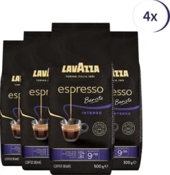 Lavazza Espresso Barista Intenso Koffiebonen - 500 Gram X4