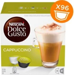 Nescafé Dolce Gusto Cappuccino - 6 X 16 Capsules 6 Nescafé Dolce Gusto Cappuccino - 6 X 16 Capsules -Koffie Drinken Winkel 1171x1200