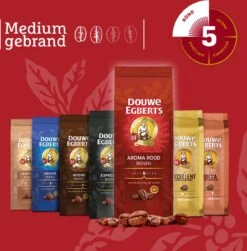 Douwe Egberts Aroma Rood Koffiebonen - 4 X 1000 Gram - Extra Grote Verpakking 15 Douwe Egberts Aroma Rood Koffiebonen - 4 X 1000 Gram - Extra Grote Verpakking -Koffie Drinken Winkel 1181x1200