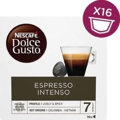 Nescafé Dolce Gusto Espresso Intenso Cups - 3 X 16 Stuks -Koffie Drinken Winkel 1197x1200