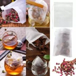 Lege Theezakjes Voor Losse Thee 200 Stuks 5 X 7 Cm - Biologisch Afbreekbaar En Recyclebaar -Koffie Drinken Winkel 1197x1200 4