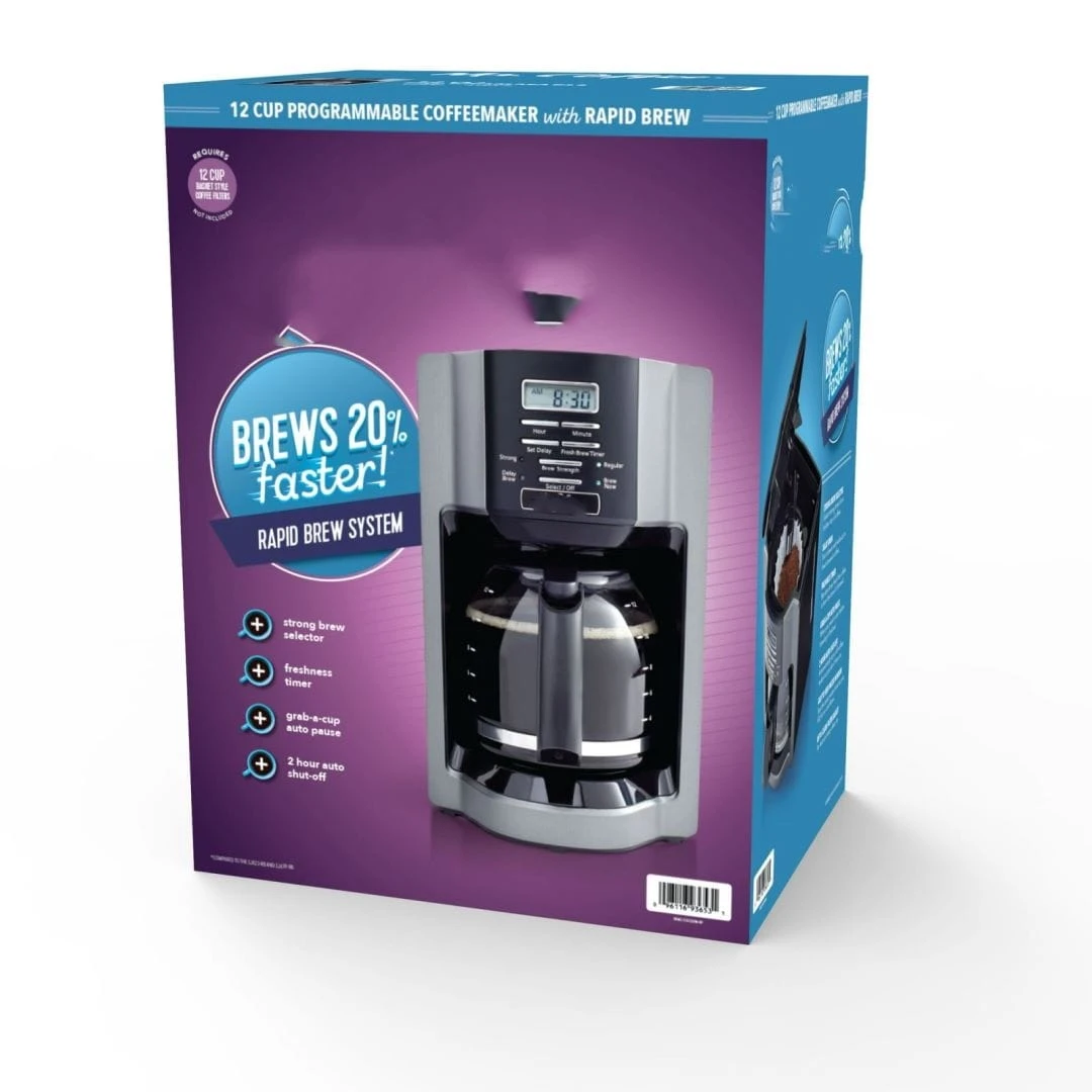 12-Cup Programmable Coffeemaker 4 12-Cup Programmable Coffeemaker - Afbeelding 4