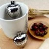 Merkloos RVS Thee Ei Hartje | Theefilter Mannetje | Losse Theezeef | Kruidenhart | Zeef | Tang | Infuser | Thee Ei | RVS | 1 Stuks