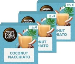 Bestsellers 21 Nescafé Dolce Gusto Coconut Macchiato Capsules - Vegan Koffie - 36 Koffiecups