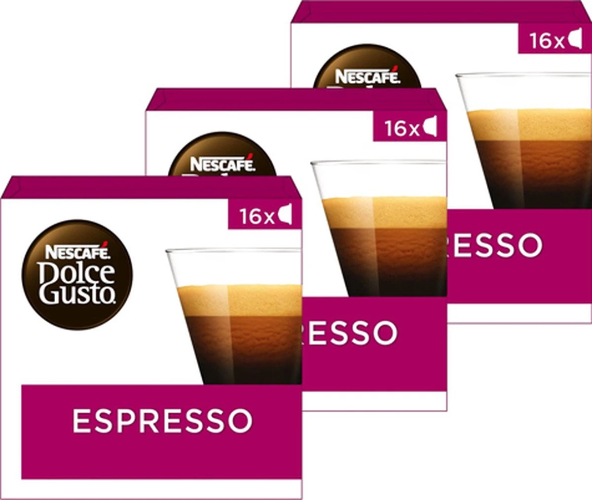 Nescafé Dolce Gusto Espresso Capsules - 48 Koffiecups 1 Nescafé Dolce Gusto Espresso Capsules - 48 Koffiecups
