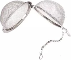 Kruidenei - Kruidenbuil - Kruidenfilter - Kruidenbol - Kruidenzeef - Filter Voor Kruiden - Thee Ei - Theezeef - 5,5CM Doorsnee