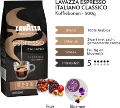 Lavazza Espresso Italiano Classico Koffiebonen - 500 Gram X4 9 Lavazza Espresso Italiano Classico Koffiebonen - 500 Gram X4 -Koffie Drinken Winkel 1200x1082 1
