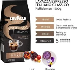 Lavazza Espresso Italiano Classico Koffiebonen - 500 Gram X6 9 Lavazza Espresso Italiano Classico Koffiebonen - 500 Gram X6 -Koffie Drinken Winkel 1200x1082
