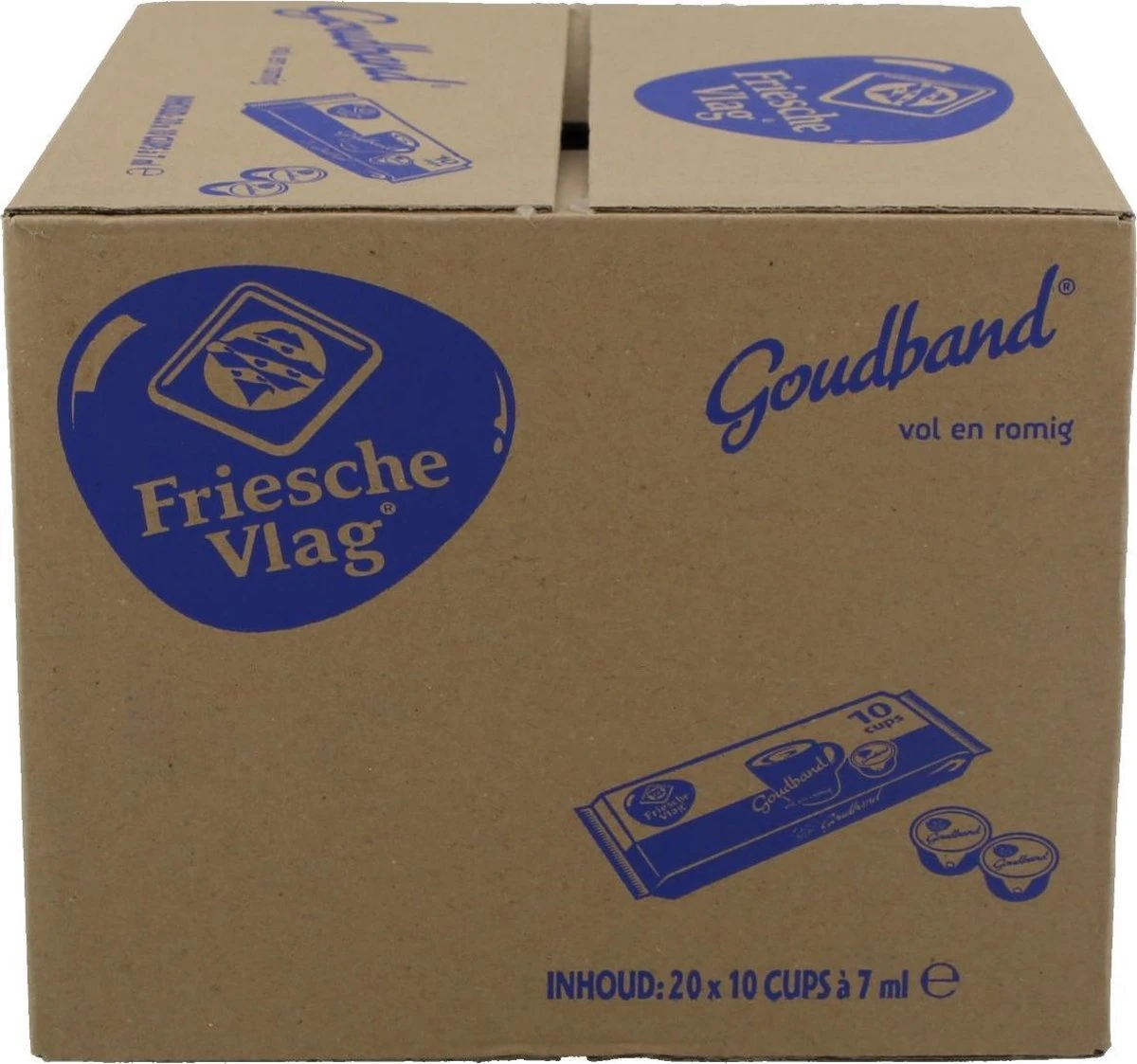 Goudband Koffiemelk Cups - 200 X 0,7 Cl 1 Goudband Koffiemelk Cups - 200 X 0,7 Cl