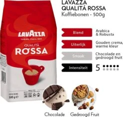 Lavazza Qualita Rossa Koffiebonen - 500 Gram X6 9 Lavazza Qualita Rossa Koffiebonen - 500 Gram X6 -Koffie Drinken Winkel 1200x1144