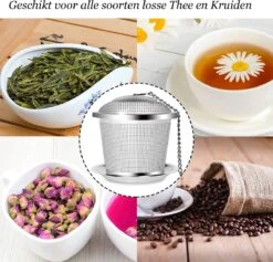 TeaLux 5-Delig RVS Theefilters Set Met Maatlepel En Lekbakjes En Knijper - Theezeef Voor Losse Thee En Kruiden - Tea InfuserStrainer Giftset - Verse Thee FilterZeef Cadeau Pakket - Kruidenbuiltje Ei Met Onderzetters - Geschenkset 12 TeaLux 5-Delig RVS Theefilters Set Met Maatlepel En Lekbakjes En Knijper - Theezeef Voor Losse Thee En Kruiden - Tea InfuserStrainer Giftset - Verse Thee FilterZeef Cadeau Pakket - Kruidenbuiltje Ei Met Onderzetters - Geschenkset -Koffie Drinken Winkel 1200x1153 1