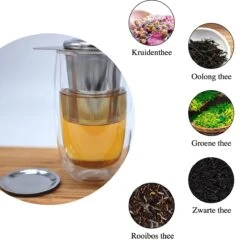Theezeef Met Handvat Inclusief Lekplaatje En Kruiden Knijper - Thee Ei Voor Losse Thee - Theefilter Voor Losse Thee - Thee Infuser -Koffie Drinken Winkel 1200x1178 4