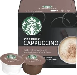 Starbucks By Dolce Gusto Cappuccino Capsules - 36 Koffiecups -Koffie Drinken Winkel 1200x1179