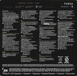 L'OR Espresso Forza Koffiecups - Intensiteit 9/12 - 10 X 20 Capsules -Koffie Drinken Winkel 1200x1187