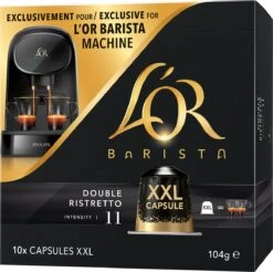 L'OR BARISTA XXL Ristretto (11) - 5 X 10 Koffiecups -Koffie Drinken Winkel 1200x1197 3