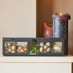 Riviera Maison Theedoos - Urban Loft Tea Box - Zwart 9 Riviera Maison Theedoos - Urban Loft Tea Box - Zwart -Koffie Drinken Winkel 1200x1200 248