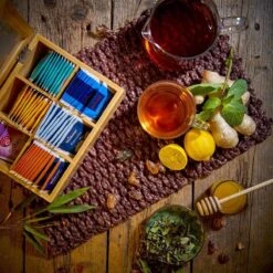 Bambuswald© Houten Theedoos Met 6 Vakken Gemaakt Van 100% Duurzame Bamboe -Koffie Drinken Winkel 1200x1200 262