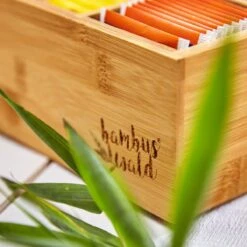 Bambuswald© Houten Theedoos Met 6 Vakken Gemaakt Van 100% Duurzame Bamboe -Koffie Drinken Winkel 1200x1200 266