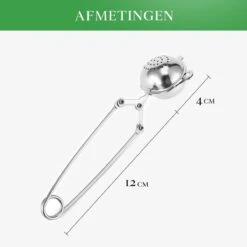 Theezeef Met Handvat Inclusief Lekplaatje - Set Van 3 Stuks - Thee Ei Voor Losse Thee - Theefilter Voor Losse Thee - Thee Infuser -Koffie Drinken Winkel 1200x1200 287