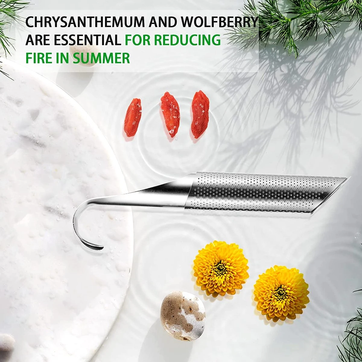 BOTC Thee Infuser - RVS - Theezeef - Thee Knijptang - Thee Ei - Theepot Infuser - Theezeefje -KOMEO160 8 BOTC Thee Infuser - RVS - Theezeef - Thee Knijptang - Thee Ei - Theepot Infuser - Theezeefje -KOMEO160 - Afbeelding 8