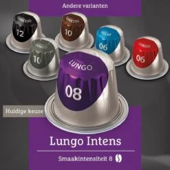Douwe Egberts Lungo Intens (8) - 5 X 40 Koffiecups -Koffie Drinken Winkel 1200x1200 55