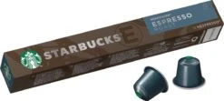 Starbucks By Nespresso Espresso Dark Roast Capsules - 120 Koffiecups -Koffie Drinken Winkel 1200x541