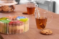 Mepal - Theedoos Rond - Transparant - 6 Vakken - Opbergdoos - Theekist -Koffie Drinken Winkel 1200x800 31