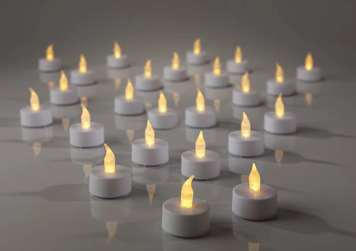 Merkloos Box Met 24 LED-Theelichtjes 6 Merkloos Box Met 24 LED-Theelichtjes - Afbeelding 6