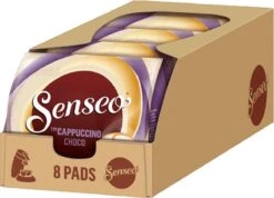 Senseo Cappuccino Choco Koffiepads - 2/9 Intensiteit - 4 X 8 Pads 18 Senseo Cappuccino Choco Koffiepads - 2/9 Intensiteit - 4 X 8 Pads -Koffie Drinken Winkel 1200x863