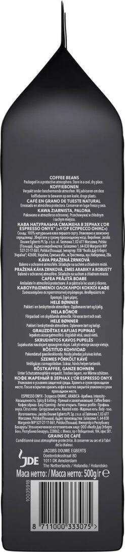 L'OR Espresso Onyx Koffiebonen (12) - 4 X 500 Gram 14 L'OR Espresso Onyx Koffiebonen (12) - 4 X 500 Gram -Koffie Drinken Winkel 273x1200