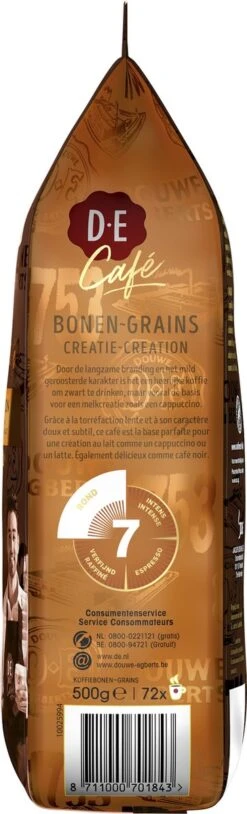 Douwe Egberts D.E Café Creatie Koffiebonen - 7/9 Intensiteit - 4 X 500 Gram -Koffie Drinken Winkel 364x1200 1
