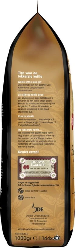Douwe Egberts Excellent Gold Koffiebonen - 5/9 Intensiteit - 4 X 1kg -Koffie Drinken Winkel 364x1200 4