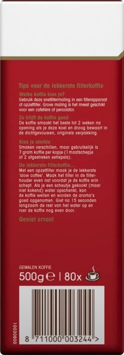 Douwe Egberts Aroma Rood Filterkoffie - 15 X 500 Gram 6 Douwe Egberts Aroma Rood Filterkoffie - 15 X 500 Gram -Koffie Drinken Winkel 421x1200 2