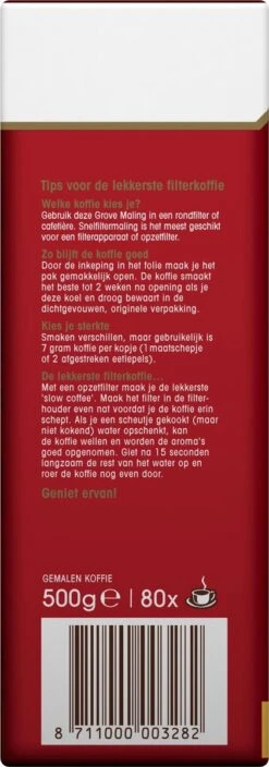 Douwe Egberts Aroma Rood Grove Maling Filterkoffie - 6 X 500 Gram 10 Douwe Egberts Aroma Rood Grove Maling Filterkoffie - 6 X 500 Gram -Koffie Drinken Winkel 421x1200