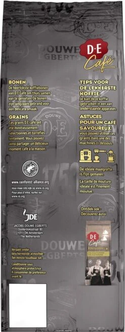 Douwe Egberts D.E Café Espresso Koffiebonen - Intensiteit 7/9 - 4 X 500 Gram 11 Douwe Egberts D.E Café Espresso Koffiebonen - Intensiteit 7/9 - 4 X 500 Gram -Koffie Drinken Winkel 453x1200 7