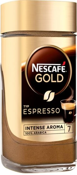 Nescafé Gold Espresso Oploskoffie - 6 Potten à 100 Gram -Koffie Drinken Winkel 527x1200
