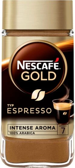 Nescafé Gold Espresso Oploskoffie - 6 Potten à 100 Gram -Koffie Drinken Winkel 533x1200