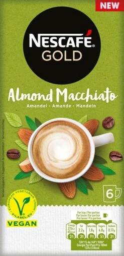 Nescafé Gold Almond Macchiato Oploskoffie - 6 Doosjes à 6 Zakjes 9 Nescafé Gold Almond Macchiato Oploskoffie - 6 Doosjes à 6 Zakjes -Koffie Drinken Winkel 583x1200 2