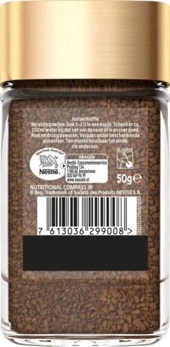 Nescafé Gold Oploskoffie - 12 Potten à 50 Gram -Koffie Drinken Winkel 588x1200 1