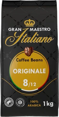 Gran Maestro Italiano - Orginale - Koffiebonen - Bonen Voor Espresso En Lungo - Arabica – 4 X 1kg 8 Gran Maestro Italiano - Orginale - Koffiebonen - Bonen Voor Espresso En Lungo - Arabica – 4 X 1kg -Koffie Drinken Winkel 602x1200 3