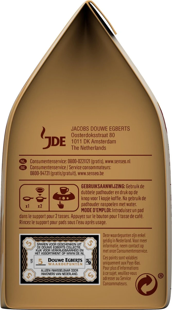 Senseo Café Latte Koffiepads - 2/9 Intensiteit - 4 X 8 Pads 7 Senseo Café Latte Koffiepads - 2/9 Intensiteit - 4 X 8 Pads - Afbeelding 7