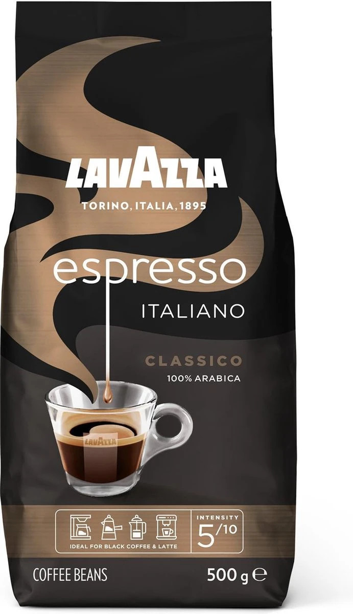 Lavazza Espresso Italiano Classico Koffiebonen - 500 Gram X6 6 Lavazza Espresso Italiano Classico Koffiebonen - 500 Gram X6 - Afbeelding 6